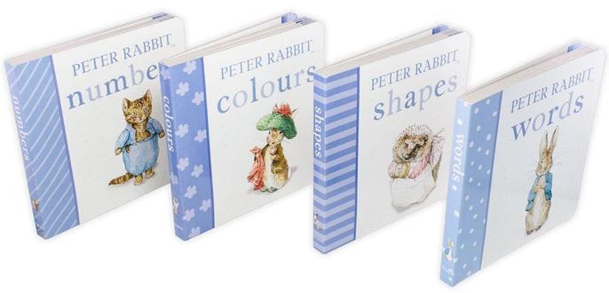 Beatrix Potter Peter Rabbit: My First Library 4 Board Book Collection Set