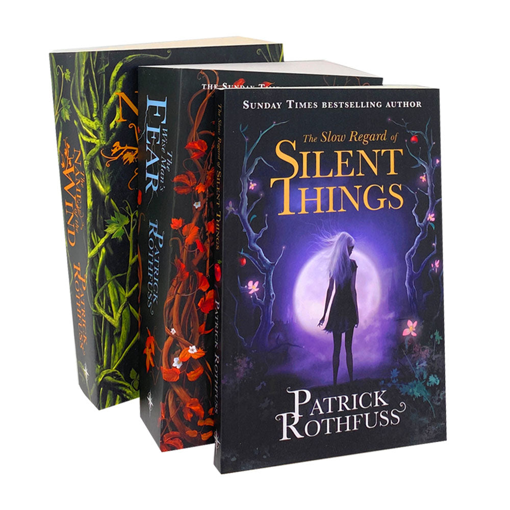 The Kingkiller Chronicle Series 3 Books Collection Set by Patrick Rothfuss - Epic Fantasy Novels, Magic, Adventure, Immersive Storytelling & More