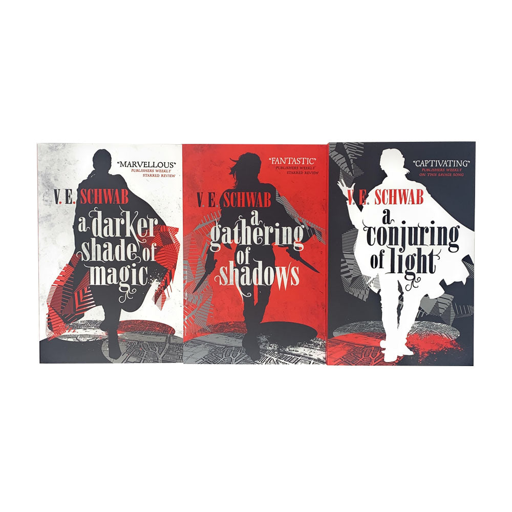 A Darker Shade Of Magic Trilogy 3 Books Set By V.E Schwab, Gathering Of Shadows