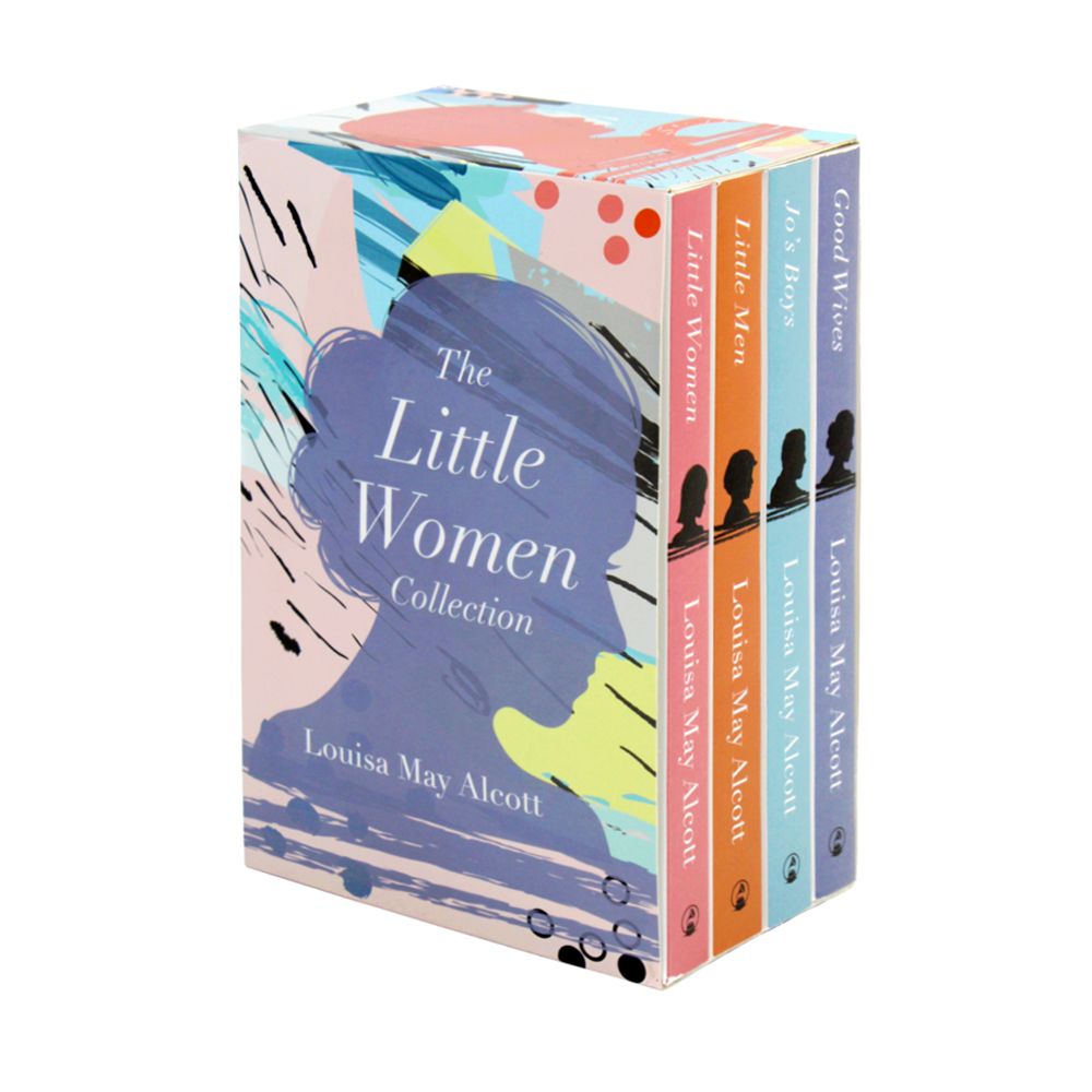 Photo of The Little Women Collection by Louisa May Alcott on a White Background