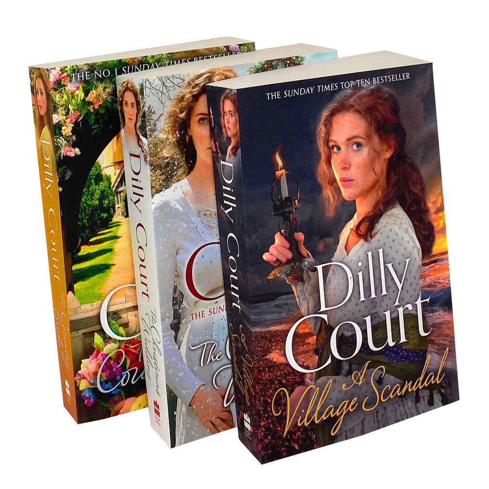 Dilly Court 3 Books Collection Set (The Country Bride, A Village Scandal, The Christmas Wedding)