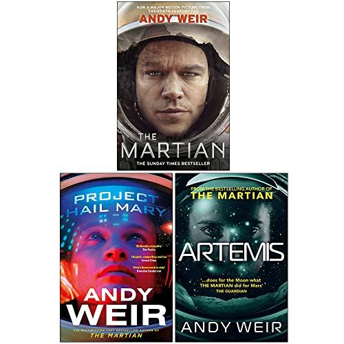 Andy Weir Collection 3 Books Set (The Martian, Artemis & Project Hail Mary)