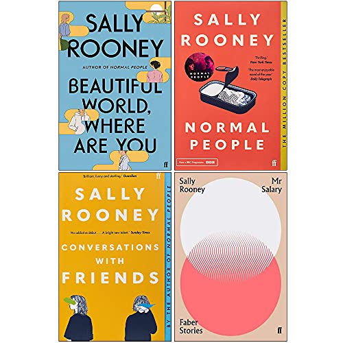 Sally Rooney Collection 4 Books Set (Beautiful World Where Are You , Normal People, Conversations with Friends, Mr Salary)