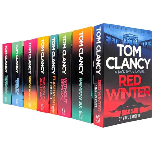 Tom Clancy Red Winter, Without Remorse, Rainbow Six, Flash Point, The Sum of All Fears, Debt of Honor, Executive Orders and The Bear and The Dragon by Don Bentley, Marc Cameron 8 Books Collection Set