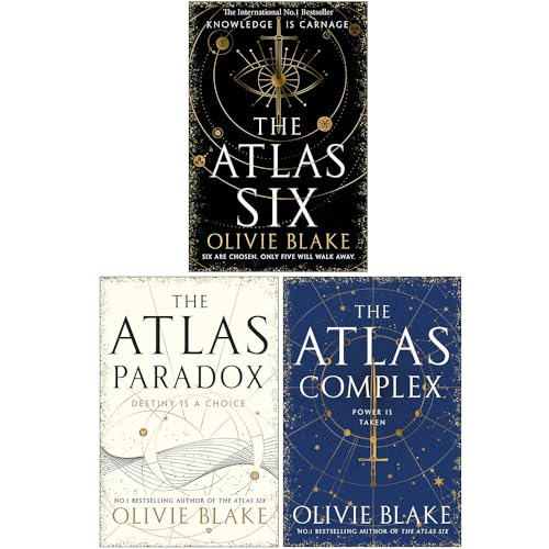 Atlas Series 3 Books Collection Set By Olivie Blake (The Atlas Six, The Atlas Paradox and The Atlas Complex)