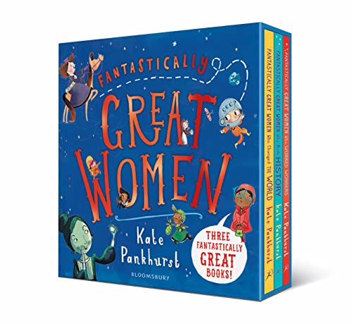 Fantastically Great Women 4 Books Collection Boxed Set By Kate Pankhurst  (Who Saved the Planet, Who Worked Wonders, Who Made History, A Big Ideas Notebook)