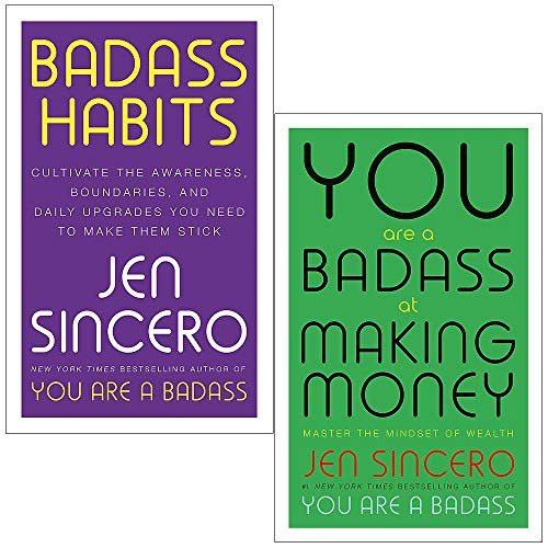 Badass Habits & You Are a Badass at Making Money By Jen Sincero 2 Books Collection Set