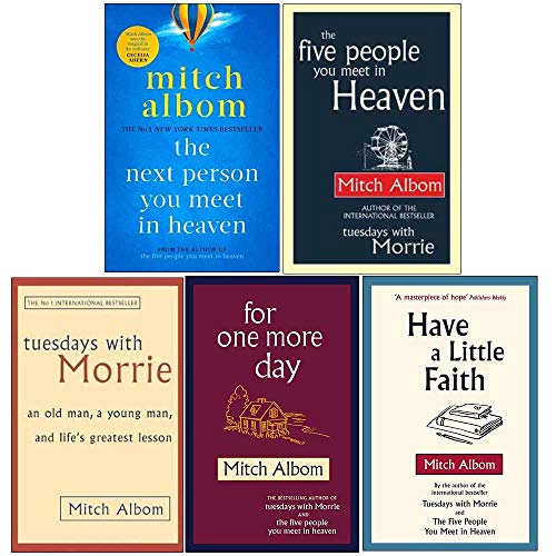 Mitch Albom 5 Book Collection Box Set | Bestselling Fiction & Memoirs on Life, Love, Friendship, Death & Inspiration | Emotional & Touching Reads