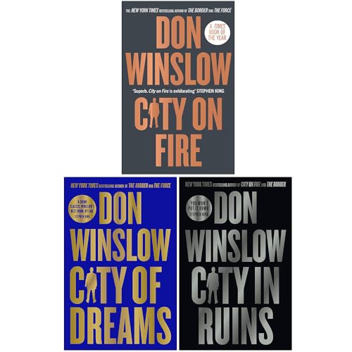 The Danny Ryan Trilogy Collection 3 Books Set By Don Winslow (City on Fire, City of Dreams & City in Ruins)