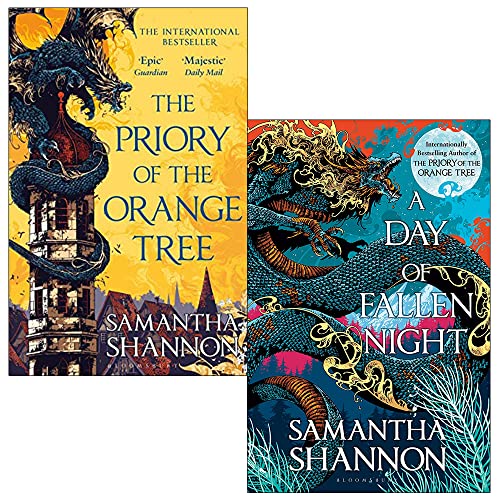 The Roots of Chaos Series 2 Books Collection Set By Samantha Shannon (The Priory of the Orange Tree,  A Day of Fallen Night)