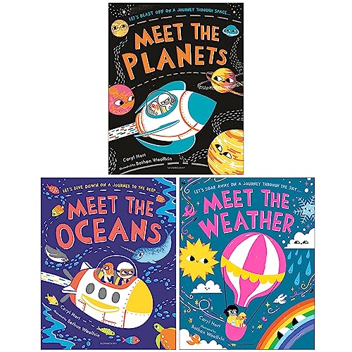 Caryl Hart Meet the Collection 3 Books Set (Planets, Oceans, Weather)