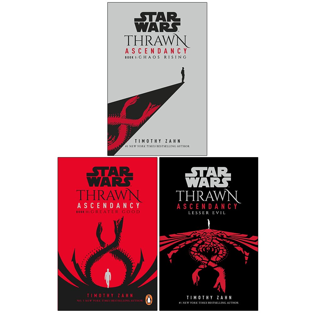 Star Wars Thrawn Ascendancy 1-3 Books Collection Set By Timothy Zahn (Chaos Rising, Greater Good, Lesser Evil)