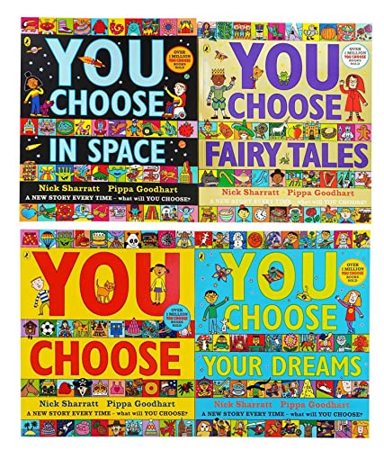 You Choose Explore Series 4 Books Children's Collection Set by Nick Sharrat & Pippa Goodhart in Paperback Format for 6-12 Years Interactive adventure