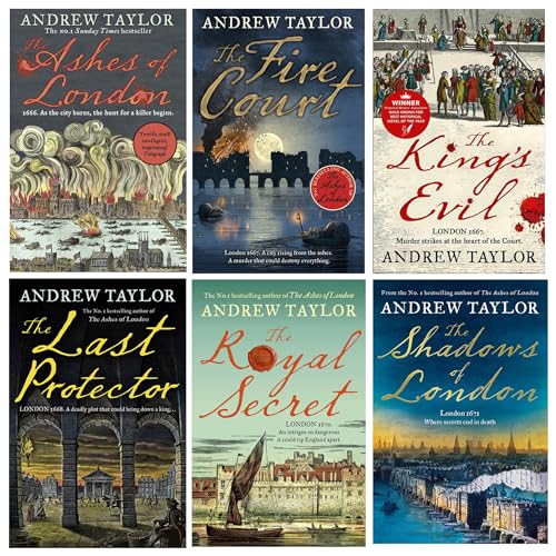 James Marwood & Cat Lovett Series 6 Books Collection Set (The Ashes of London, The Fire Court, The King’s Evil, The Last Protector, The Royal Secret & The Shadows of London)