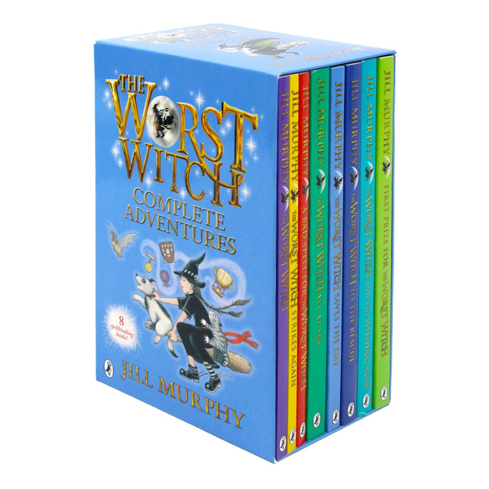 The Worst Witch Complete Adventure 8 Books Collection Box Set by Jill Murphy - Fun Reading for 5+ Years - Paperback Magic Fantasy Humor Young Readers