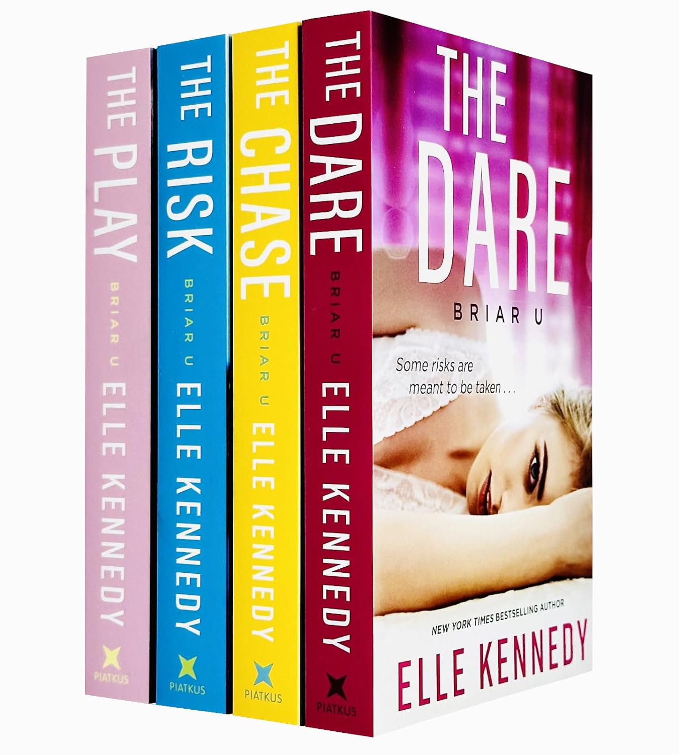 Elle Kennedy Briar U Series Collection 4 Books Set (The Chase, The Risk, The Play, The Dare)