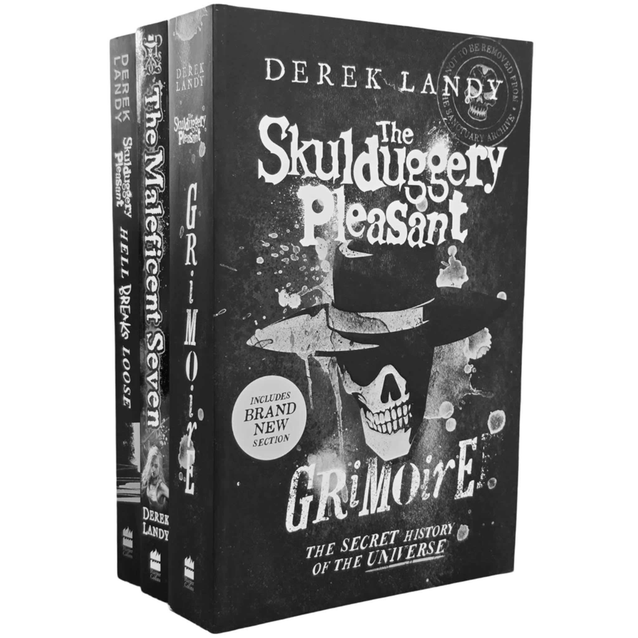 The Skulduggery Pleasant Series 3 Books Collection Set with Tanith Low, Hell Breaks Loose, and Grimoire - A Fantastical 12+ Years Adventure