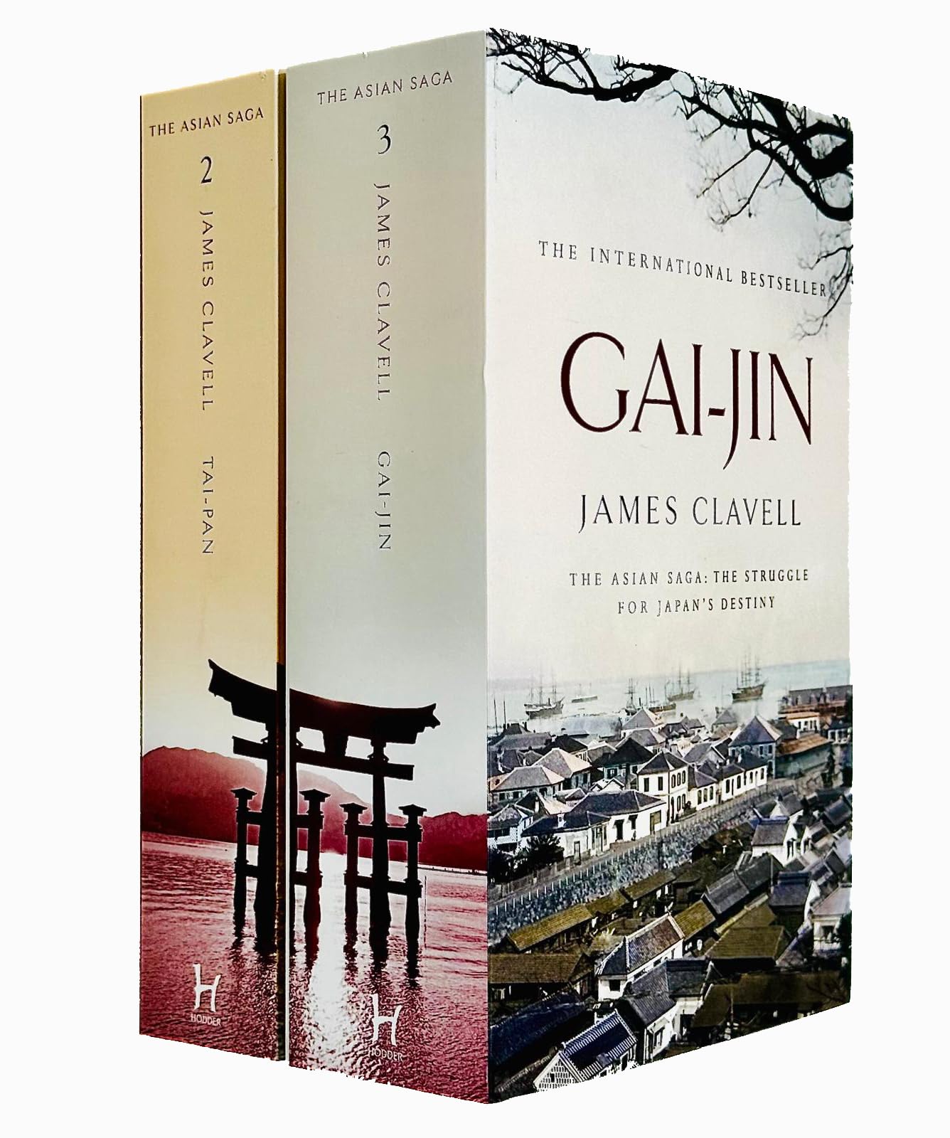 James Clavell Asian Saga Series Collection 2 Books Set (Tai-Pan & Gai-Jin)