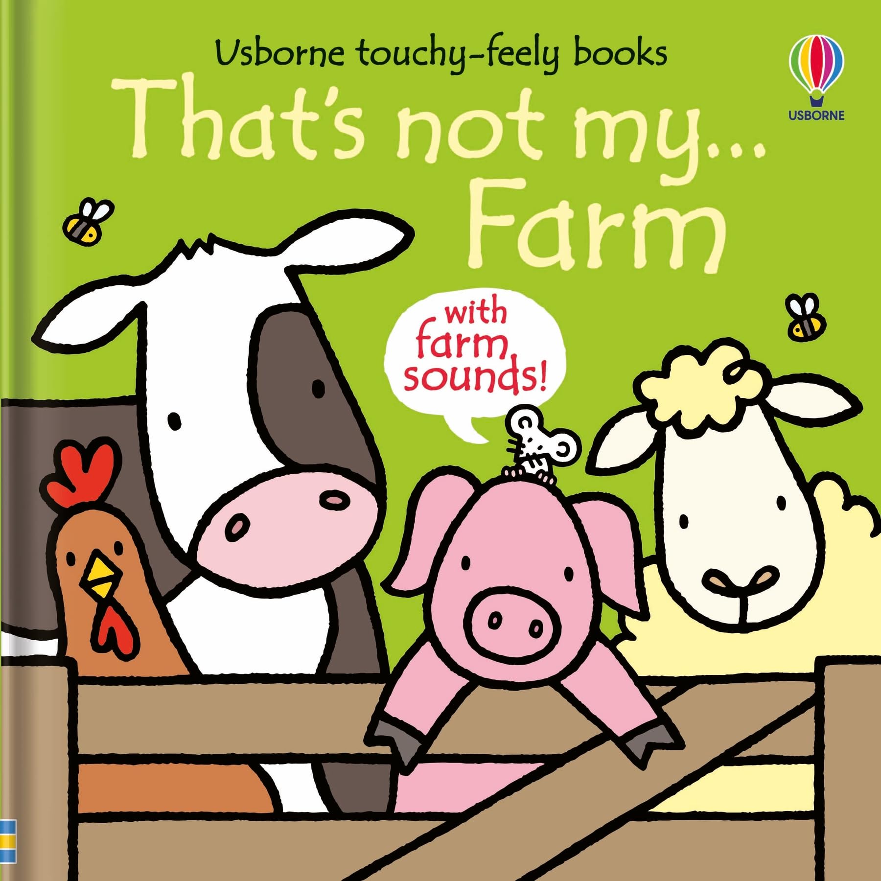 That's Not My Farm Series By Fiona Watt And Rachel Wells 4 Books Collection (That's not my Lamb, Duck, Donkey & Farm)