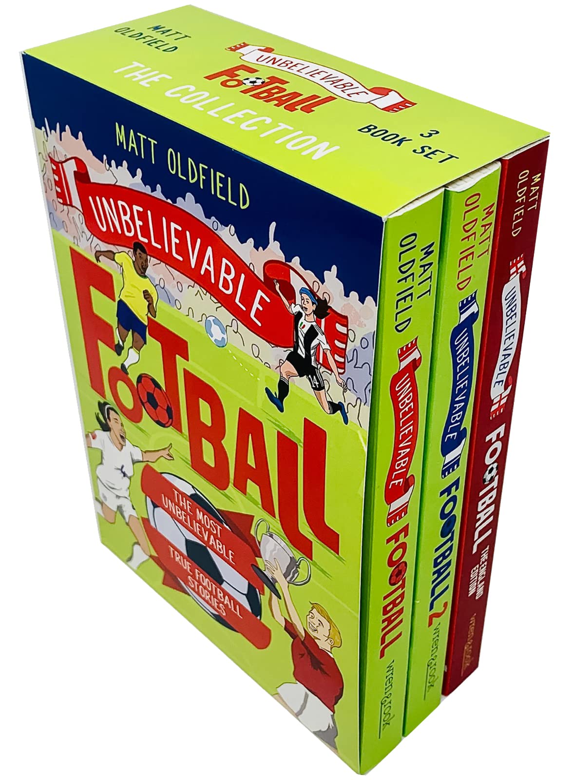 Unbelievable Football True Stories 3 Books Collection Box Set By Matt Oldfield