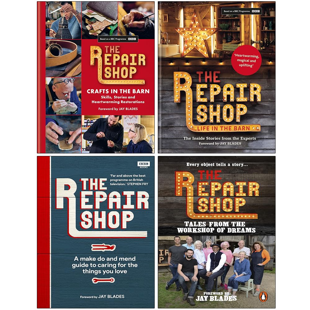 The Repair Shop Collection 4 Books Set (Crafts In The Barn, Life In The Barn, A Make Do and Mend Handbook and Tales from the Workshop of Dreams)