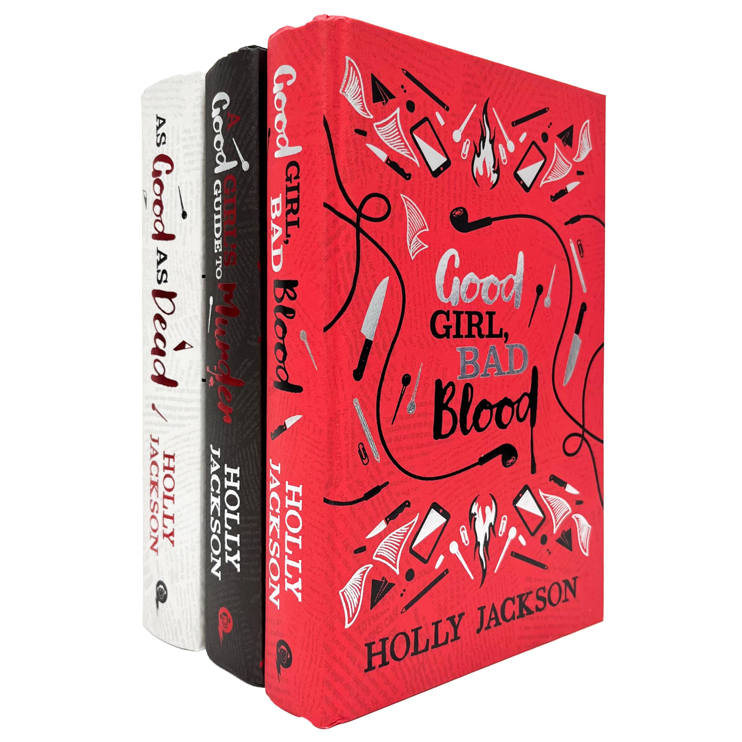 A Good Girls Guide to Murder Series Collector's Edition Hardback 3 Books Collection Set By Holly Jackson (A Good Girls Guide to Murder, Good Girl Bad Blood, As Good As Dead)