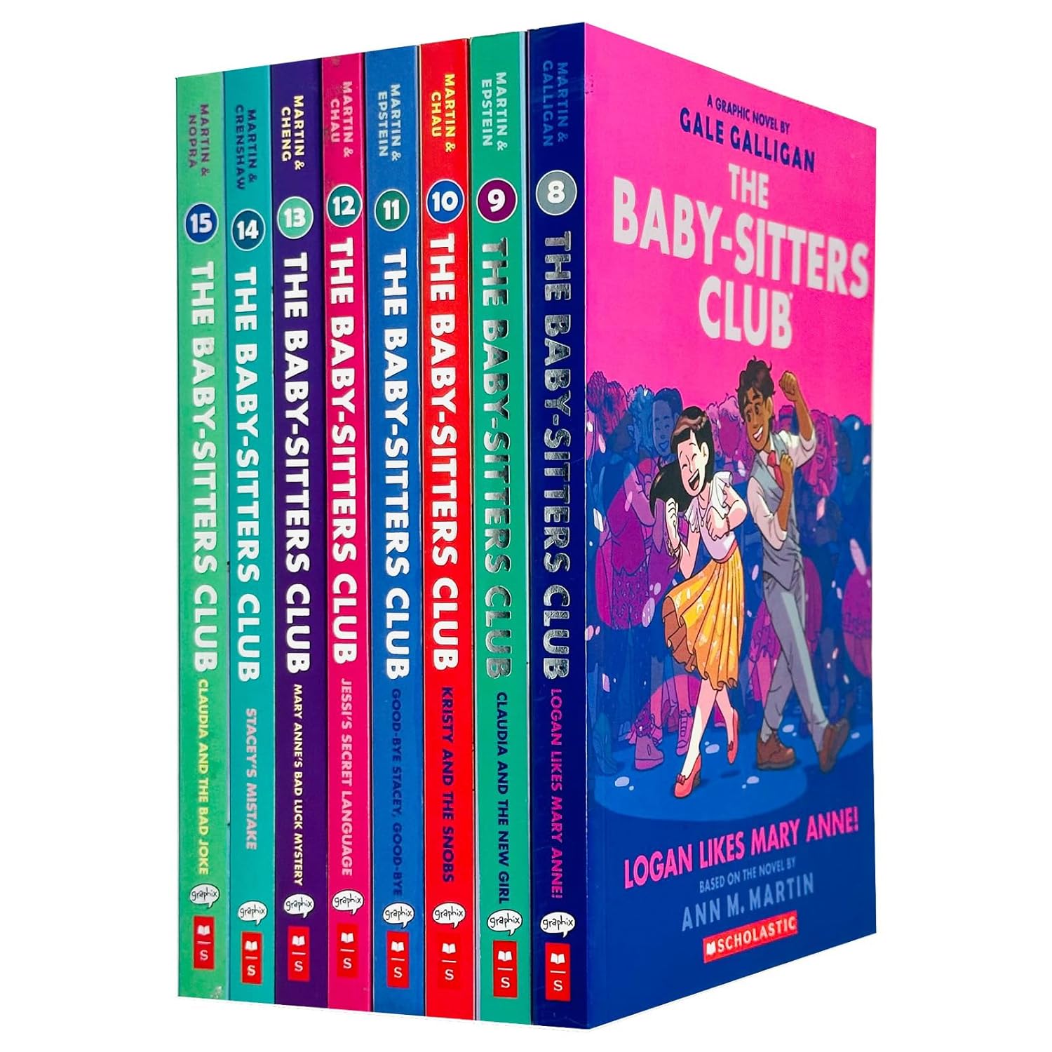 The Baby-Sitters Club Graphic Novels 8 Books Set Collection 8 to 15 by Ann M. Martin