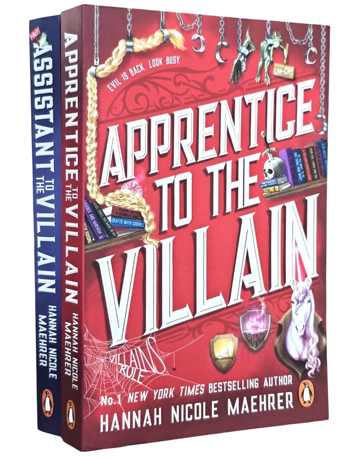 Assistant to the Villain Series 2 Book Set Collection by Hannah Nicole Maehrer ( Assistant to the Villain, Apprentice to the Villain)