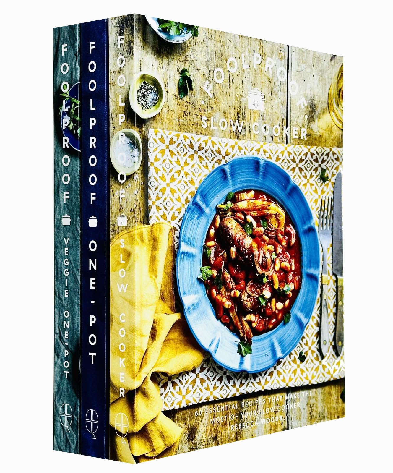 Foolproof Series 3 Books Collection Set (Foolproof Slow Cooker,Foolproof One-Pot & Foolproof Veggie One-Pot) by Rebecca Woods & Alan Rosenthal