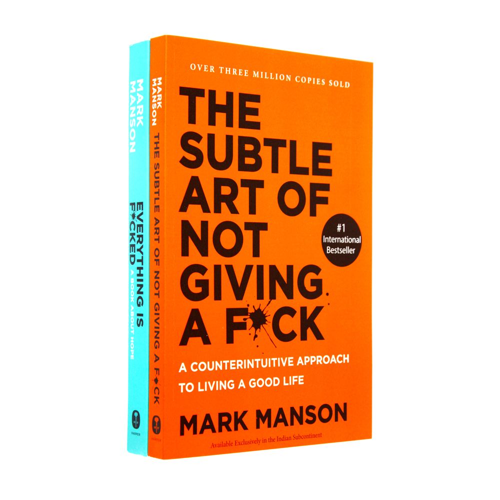 Mark Manson Collection 2 Books Set (The Subtle Art of Not Giving a F*ck, Everything Is F*cked)