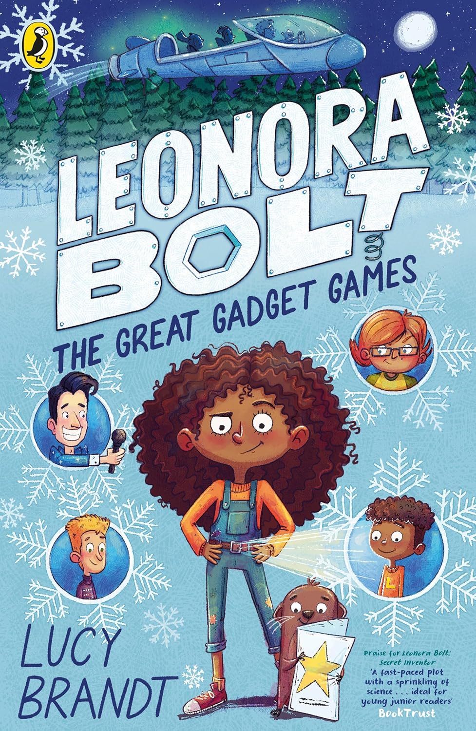 Leonora Bolt Series 4 Books Collection Set by Lucy Brandt (Secret Inventor, Deep Sea Calamity, Eco Engineer & The Great Gadget Games)