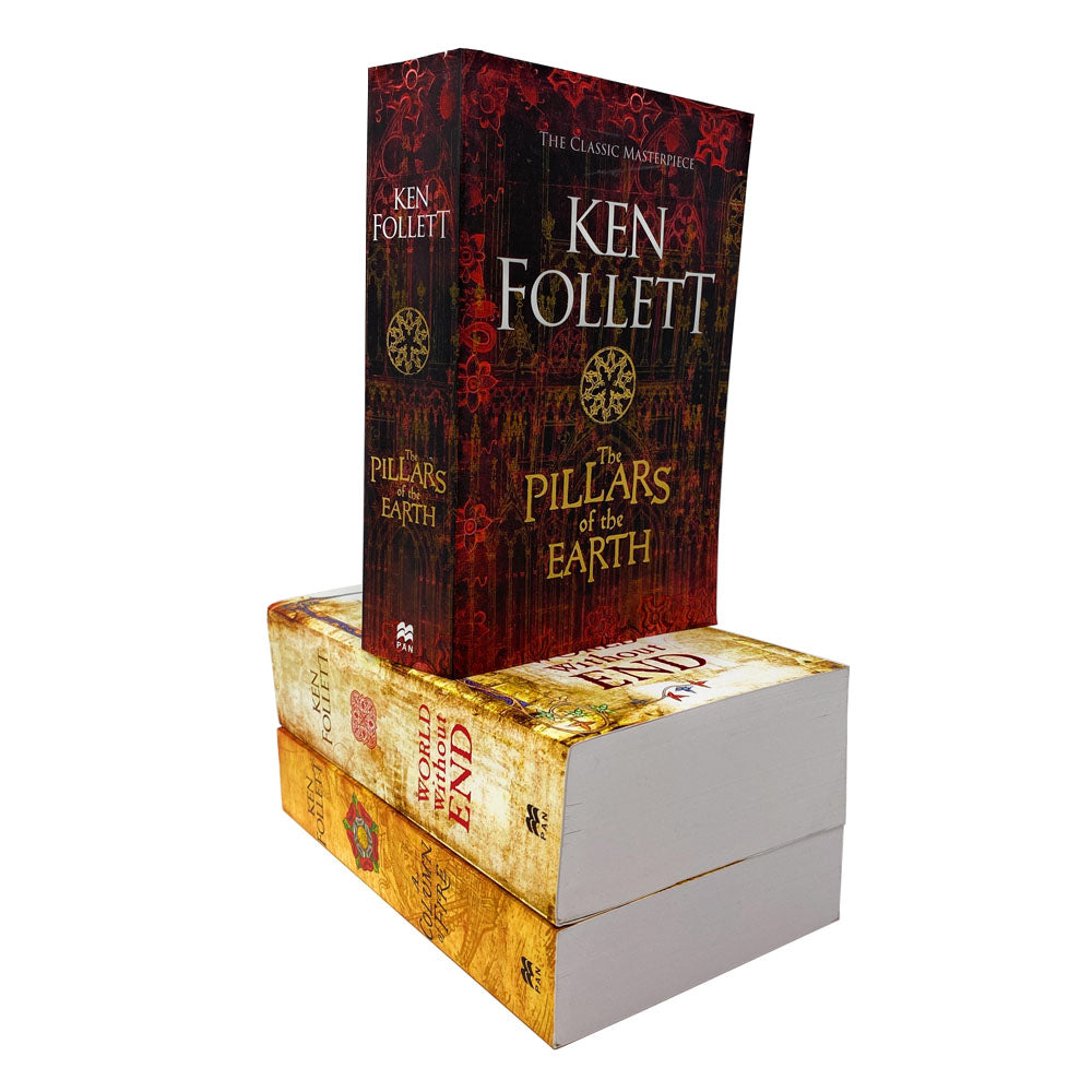 Ken Follett The Kingsbridge Novels Stories Collection 3 Books Set