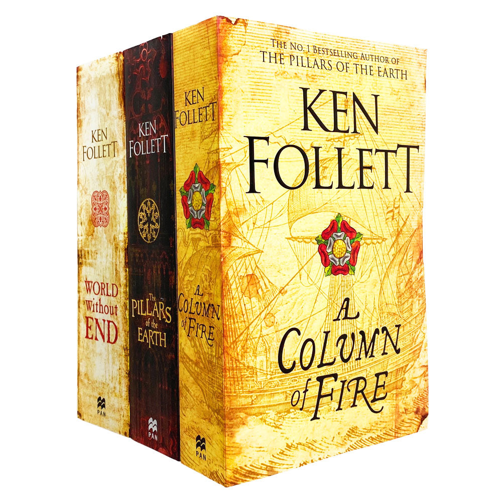 Ken Follett The Kingsbridge Novels Stories Collection 3 Books Set