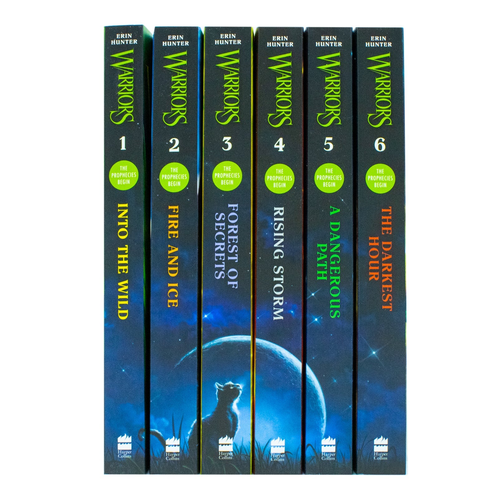 Warrior Cats  Series 1 The Prophecies Begin - 6-Book Collection by Erin Hunter for ages 8+! Perfect for young readers seeking adventure and fantasy!