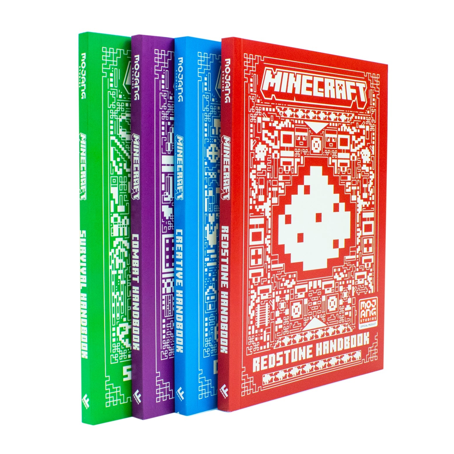 All New Official Minecraft Combat Handbook 4 Books Box Set Collection By Mojang AB