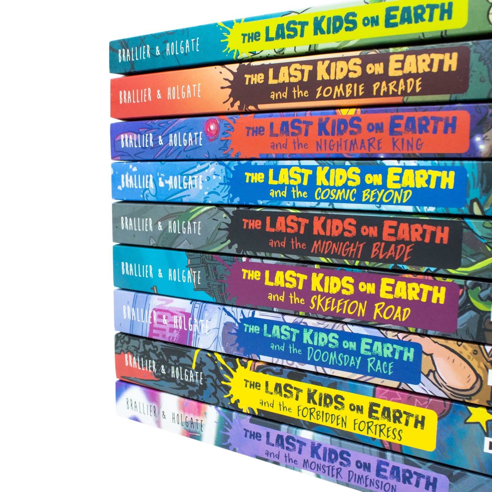 The Last Kids On Earth Series Books 1 - 9 Collection Set By Max Brallier(Last Kids On Earth, Zombie Parade, Nightmare King, Cosmic Beyond, Midnight Blade, Skeleton Road, Doomsday Race & More)