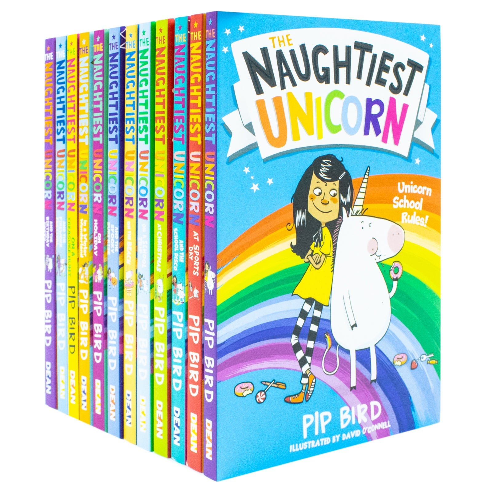 The Naughtiest Unicorn Series 12 Books Collection Set by Pip Bird - Fun,Magical Adventure Stories for Kids aged 8+, Popular Illustrated Junior Fiction