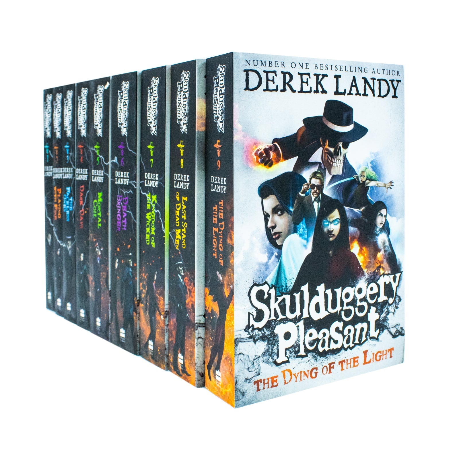 Skulduggery Pleasant Derek Landy 9 Books Collection Set