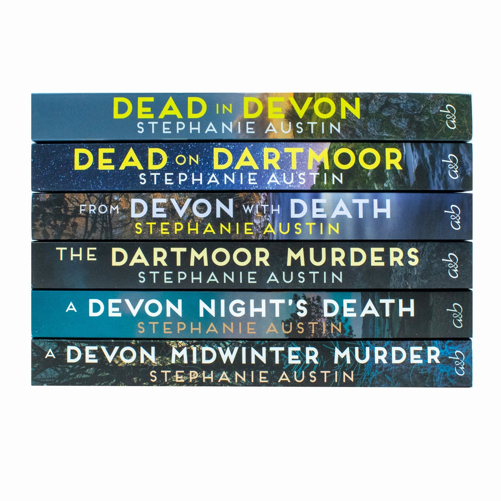 Stephanie Austin Devon Mysteries 6 Books Collection Set (A Devon Midwinter Murder, The Dartmoor Murders, From Devon with Death, Dead on Dartmoor, A Devon Night's Death and Dead in Devon)