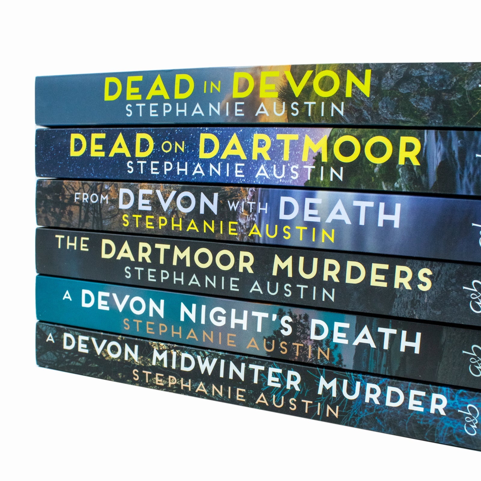 Stephanie Austin Devon Mysteries 6 Books Collection Set (A Devon Midwinter Murder, The Dartmoor Murders, From Devon with Death, Dead on Dartmoor, A Devon Night's Death and Dead in Devon)