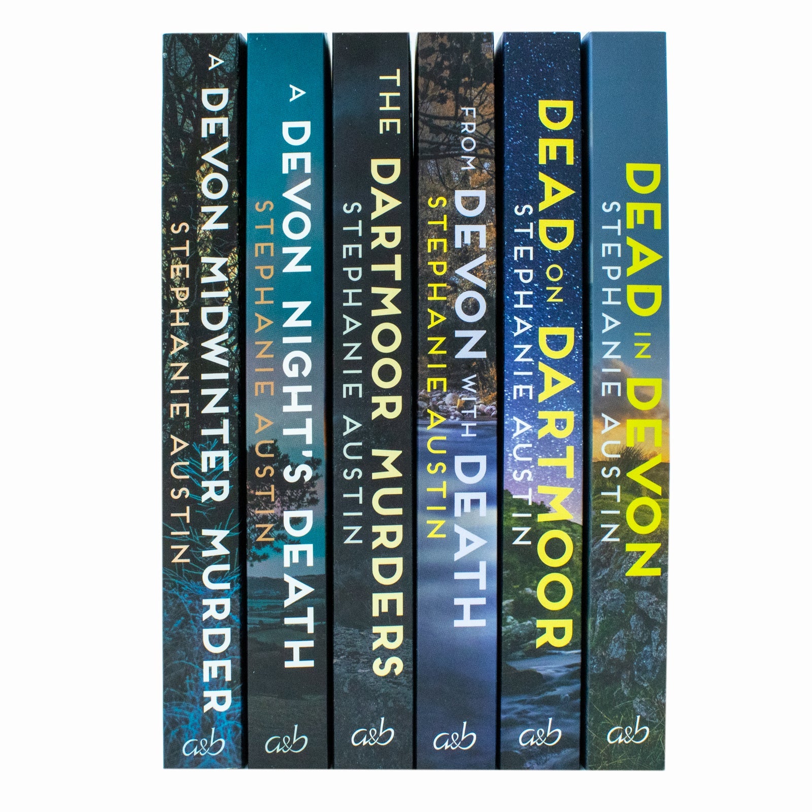 Stephanie Austin Devon Mysteries 6 Books Collection Set (A Devon Midwinter Murder, The Dartmoor Murders, From Devon with Death, Dead on Dartmoor, A Devon Night's Death and Dead in Devon)