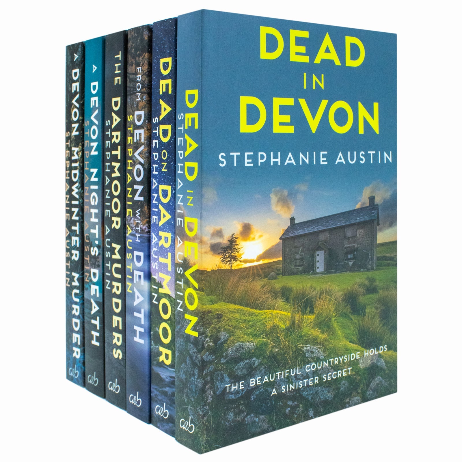 Stephanie Austin Devon Mysteries 6 Books Collection Set (A Devon Midwinter Murder, The Dartmoor Murders, From Devon with Death, Dead on Dartmoor, A Devon Night's Death and Dead in Devon)