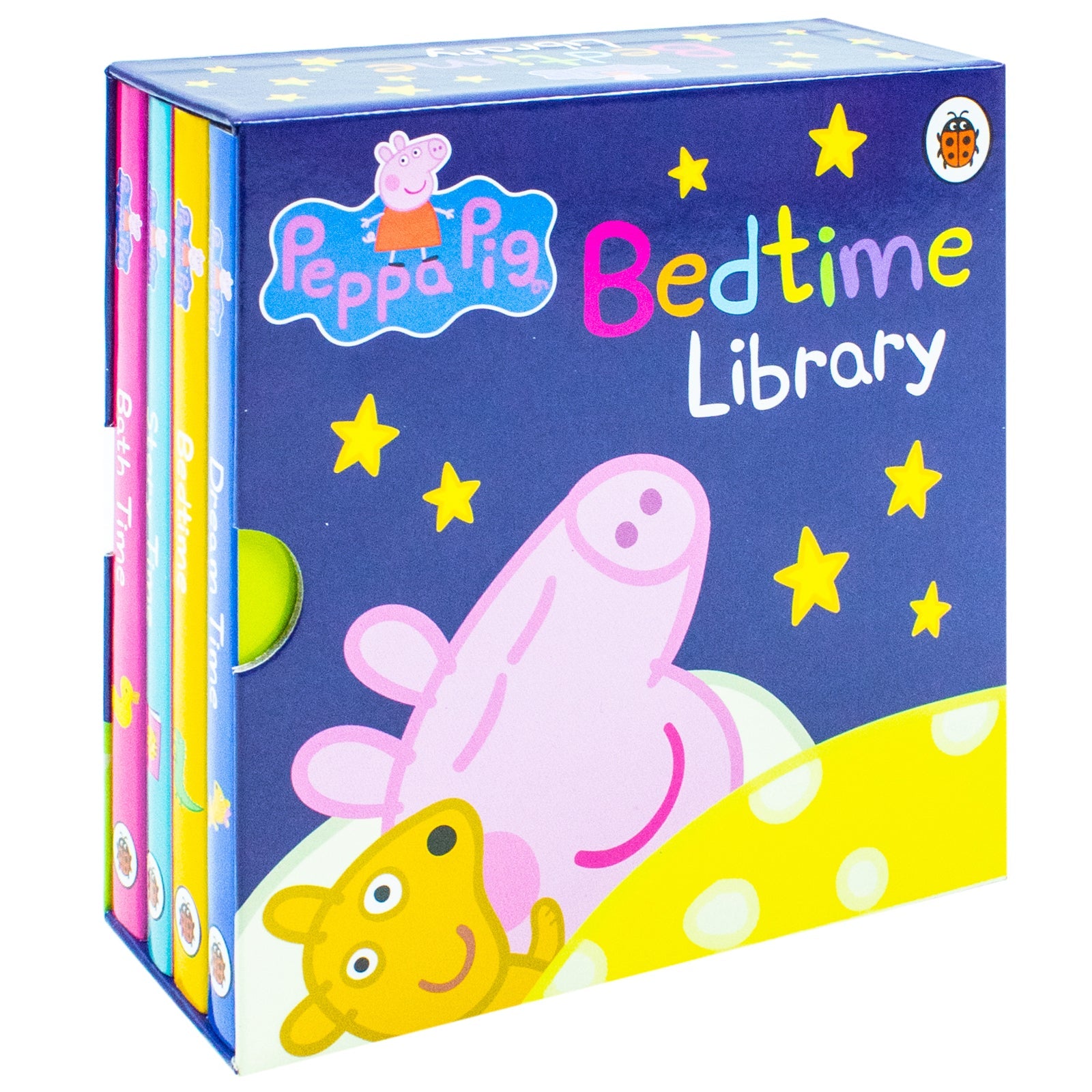 Peppa Pig Bedtime Library Collection 4 Book Set (Dream Time, Bedtime, Story Time, Bath Time)