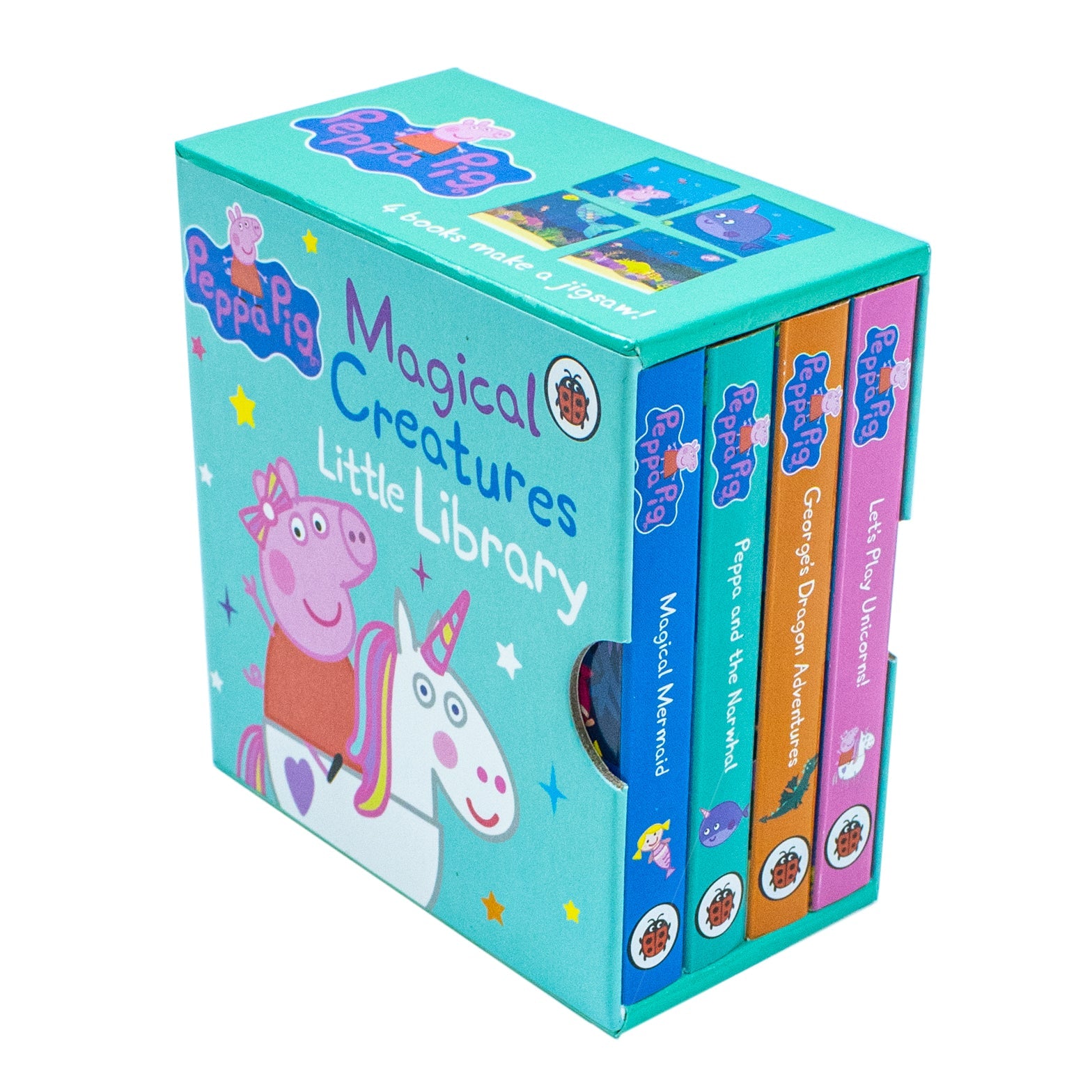 Peppa's Magical Creatures Little Library: 4 books make a jigsaw! (Peppa Pig)