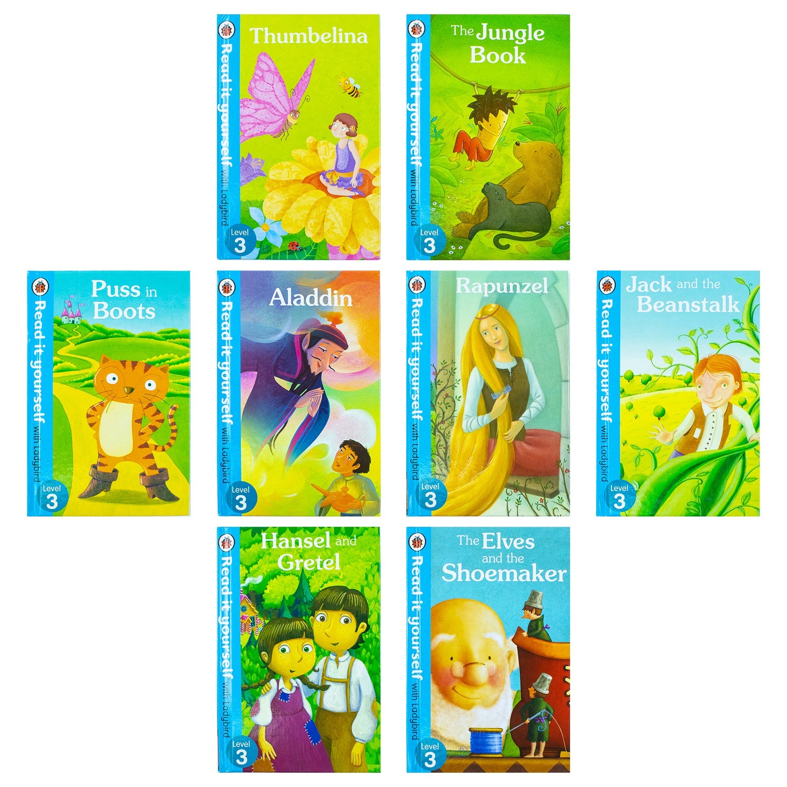 Ladybird Read it Yourself (Level 3) 8 Books Collection Box Set