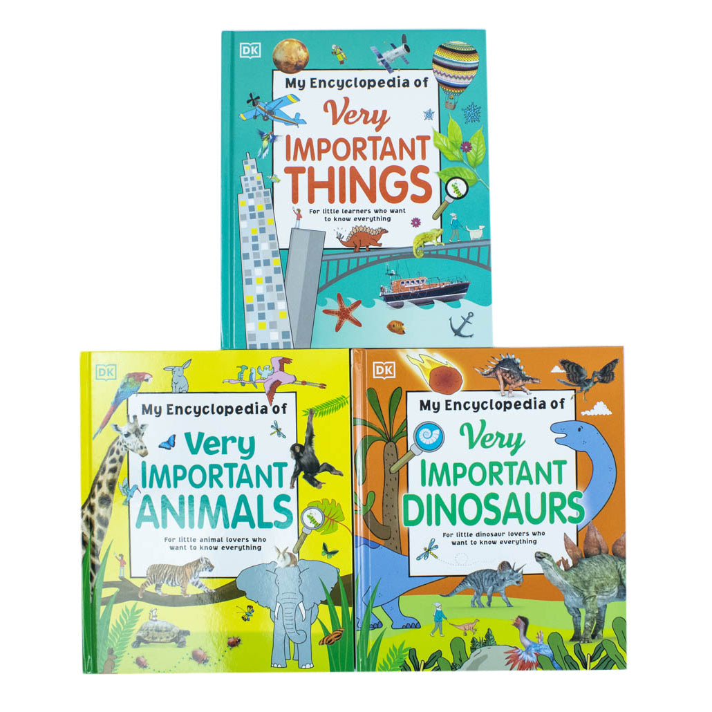 My Encyclopedia of Very Important Things, Animals and Dinosaurs 3 books set