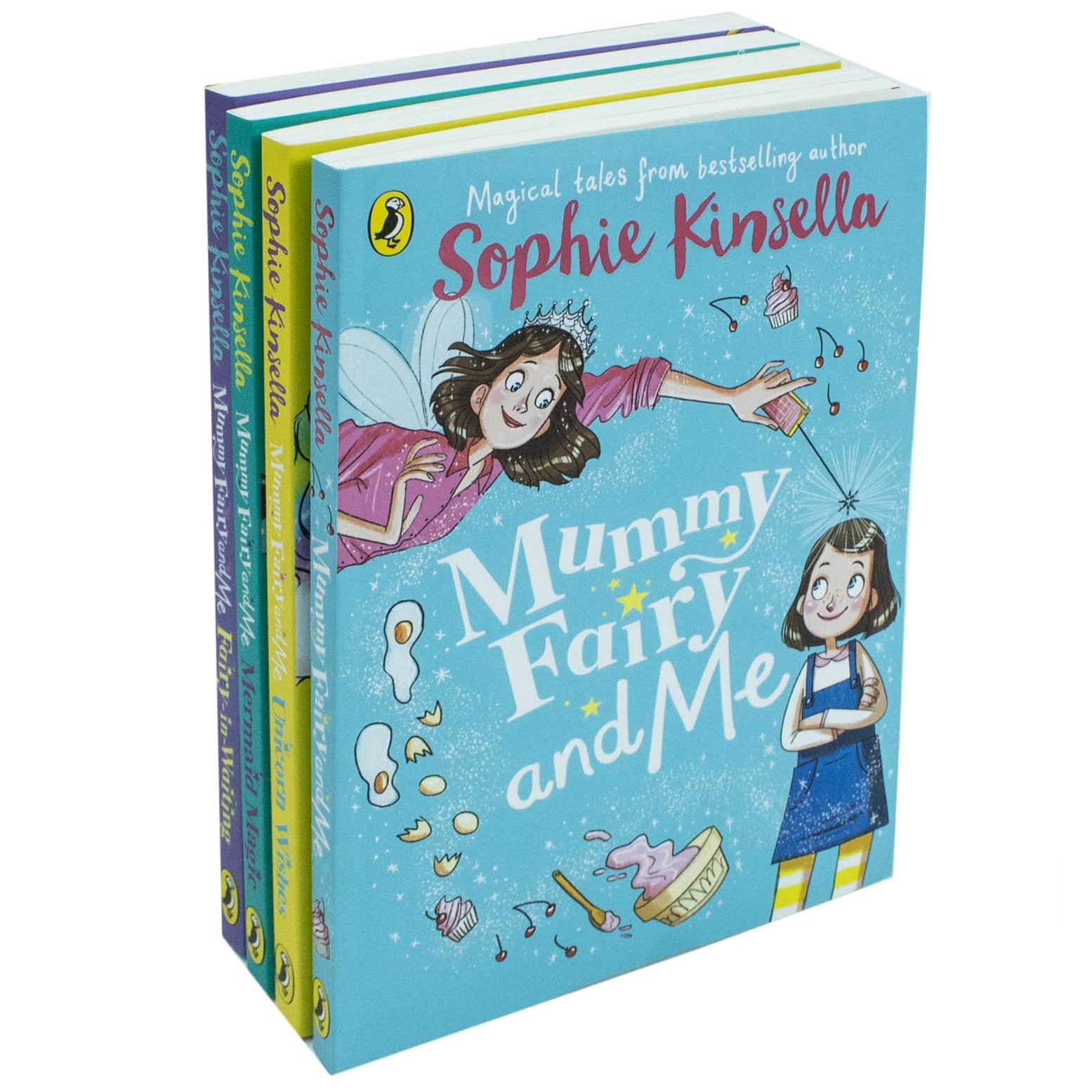 Mummy Fairy And Me Series 4 Books Collection Set By Sophie Kinsella (Mermaid Magic , Unicorn Wishes , Fairy-in-Waiting , Mummy Fairy and Me)