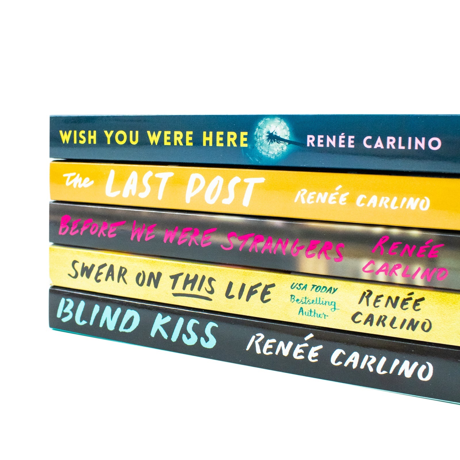 Renee Carlino 5 Books Collection Set (The Last Post, Before We Were Strangers, Swear On This Life, Blind Kiss & Wish You Were Here)