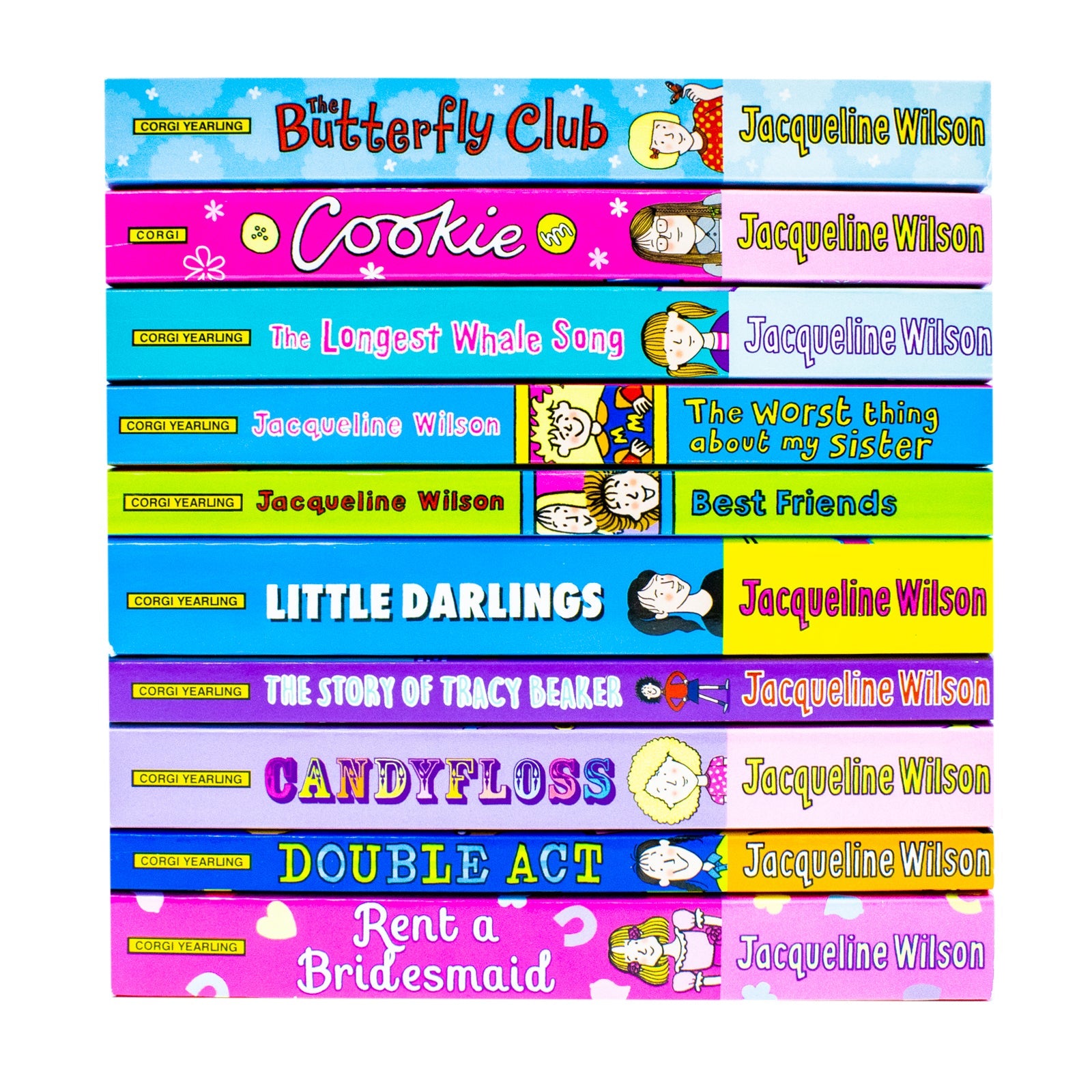 Jacqueline Wilson 10 Books Box Collection Set Pack Illustrated By Nick Sharratt