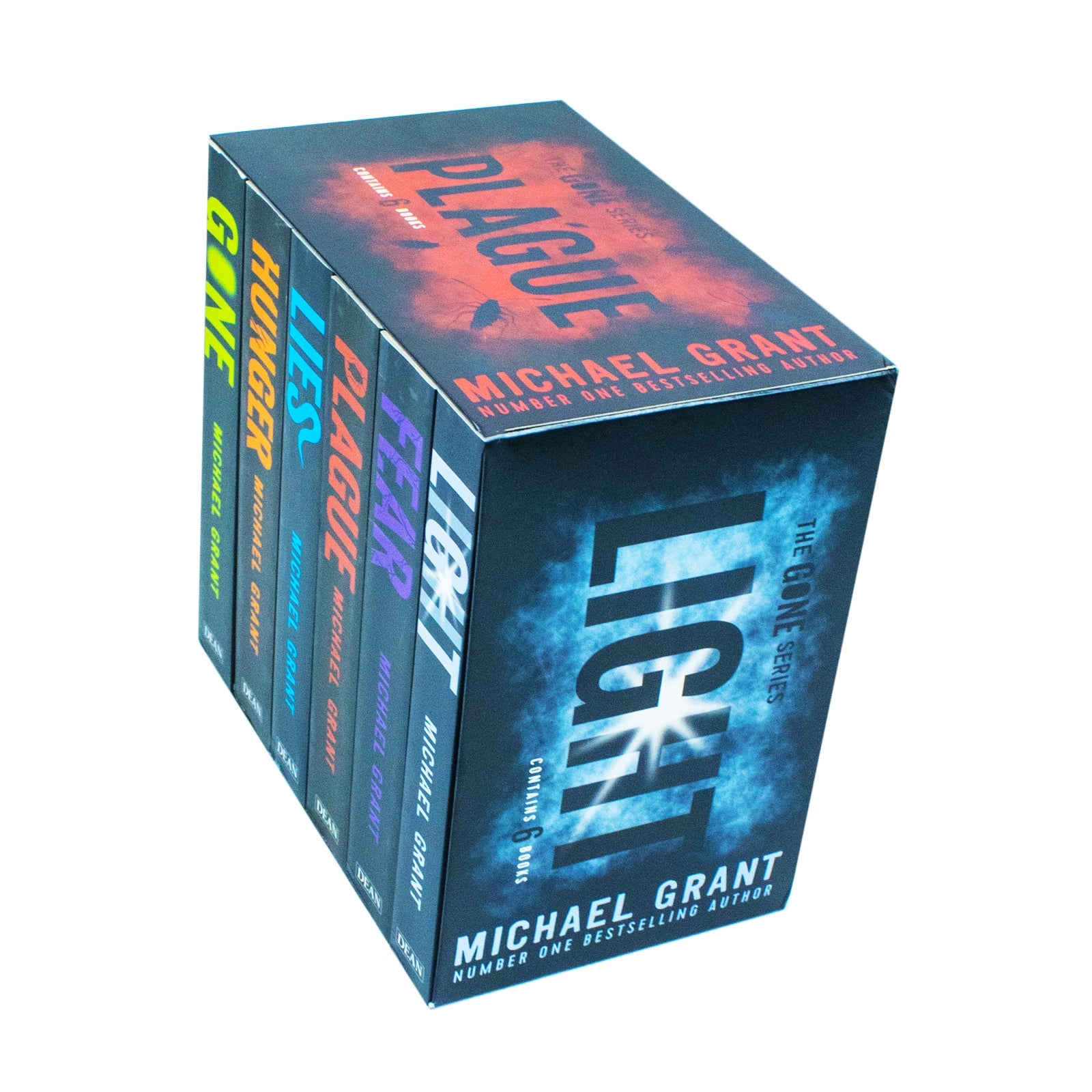 Gone Series 6-Book Collection Set by Michael Grant – Gripping YA Dystopian Science Fiction | Includes Light, Hunger, Lies, Plague & More (Paperback)